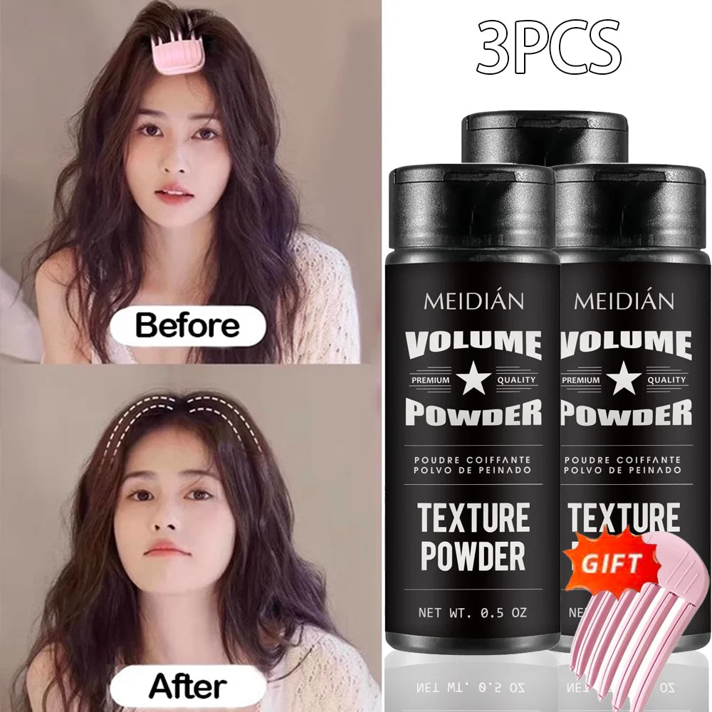 Poudre coiffante volumisante – Tenue longue durée, contrôle du gras, homme & femme