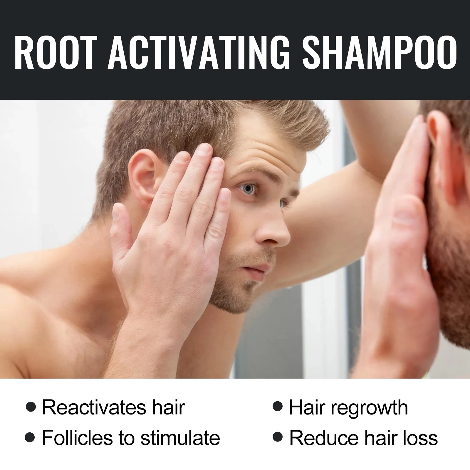 Shampooing épaississant naturel – Stimule la circulation, contrôle le gras et nourrit les racines