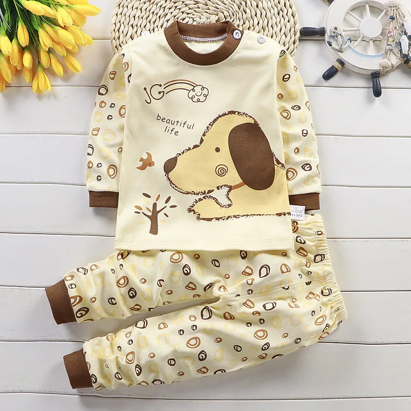 Ensemble Pyjama Enfant Coton — Sous-Vêtements & Pantalon Automne/Hiver