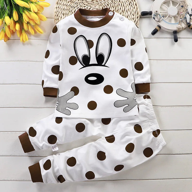 Ensemble Pyjama Enfant Coton — Sous-Vêtements & Pantalon Automne/Hiver