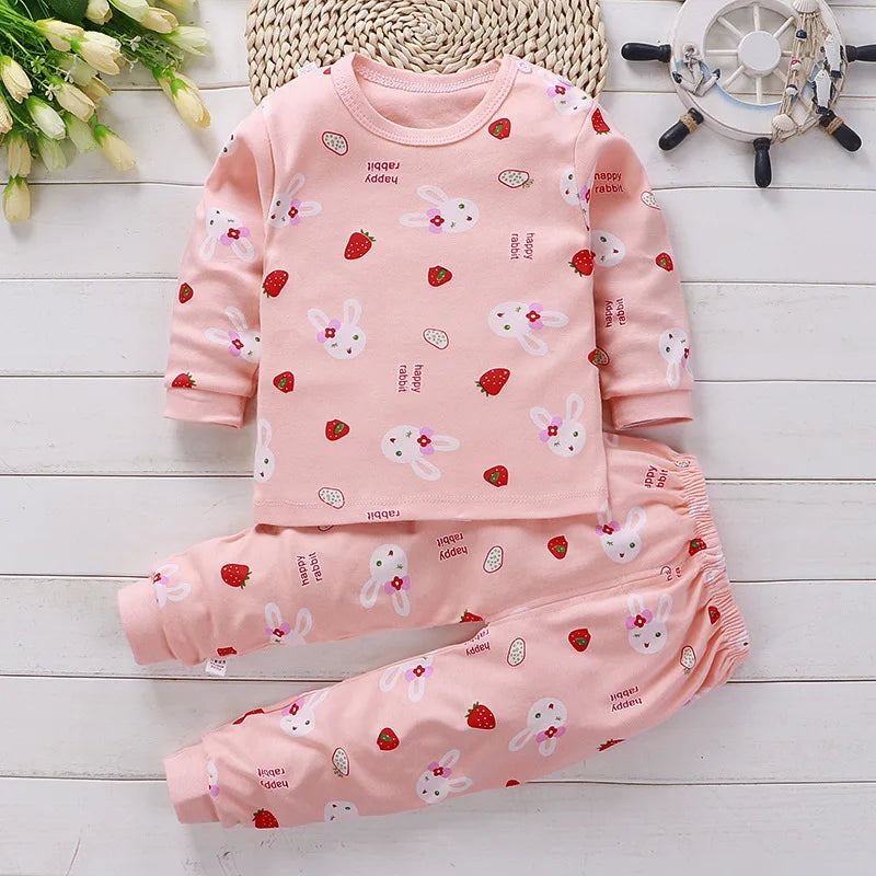 Ensemble Pyjama Enfant Coton — Sous-Vêtements & Pantalon Automne/Hiver