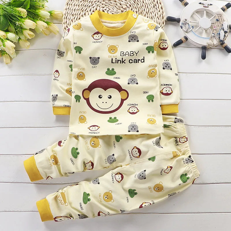 Ensemble Pyjama Enfant Coton — Sous-Vêtements & Pantalon Automne/Hiver
