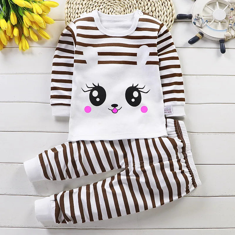 Ensemble Pyjama Enfant Coton — Sous-Vêtements & Pantalon Automne/Hiver