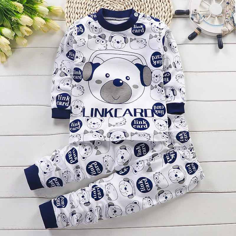 Ensemble Pyjama Enfant Coton — Sous-Vêtements & Pantalon Automne/Hiver