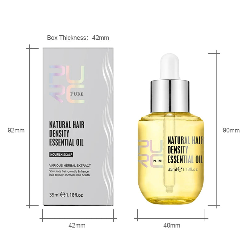 Traitement capillaire PURC – Huile anti-chute et croissance cheveux homme & femme