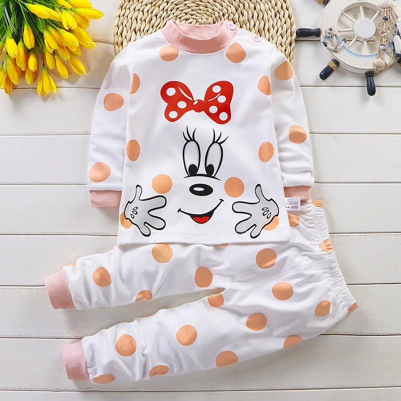 Ensemble Pyjama Enfant Coton — Sous-Vêtements & Pantalon Automne/Hiver