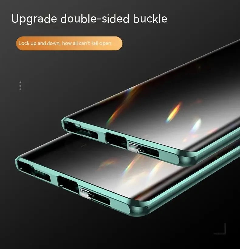 Coque magnétique 360° OPPO Find X – Verre trempé double face anti-espion