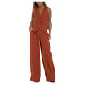 Ensemble Femme Sans Manches & Pantalon — Tenue Casual Elégante Printemps/Été 2024