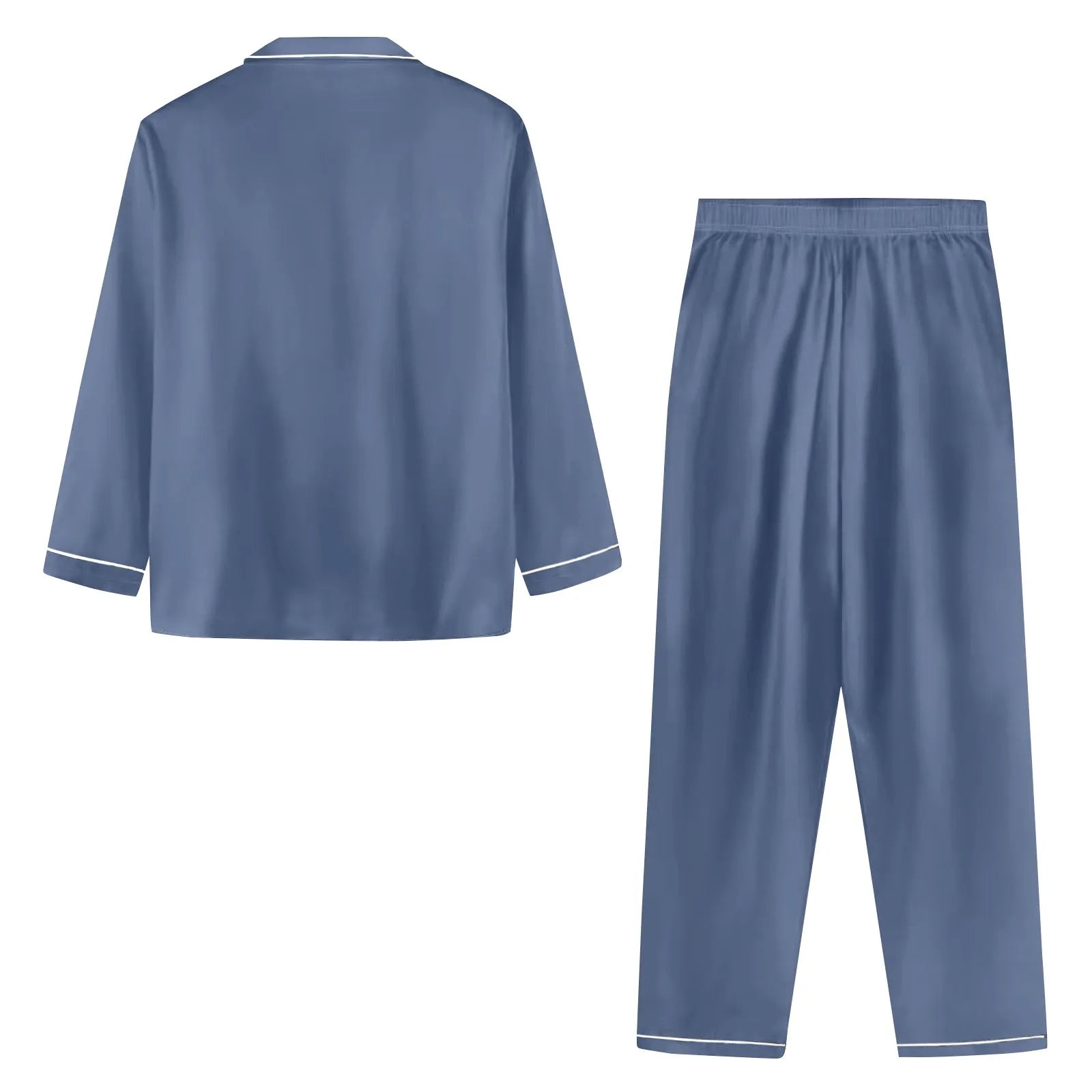 Women Pijama Sets Sleepwear Long-sleeve Cardigan Set Women Pajamas Sets Sexy Silk Polyester Female Pyjamas Home Clothing