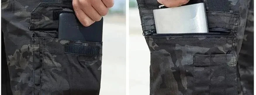 Pantalon Cargo Tactique Homme Multi-Poches — Imperméable Résistant Outdoor
