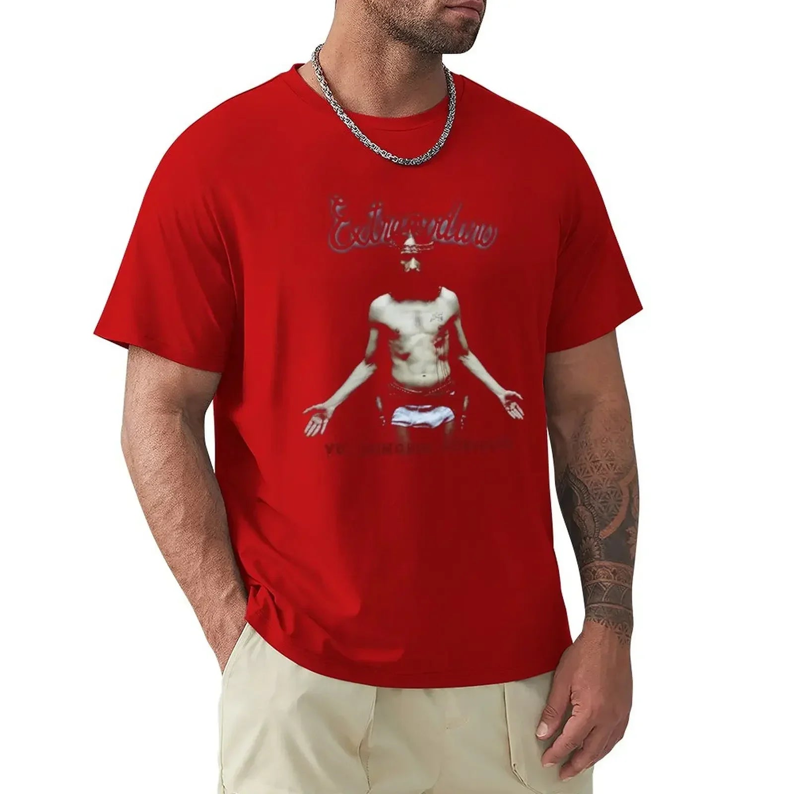 2024 Home USA Size Vintage Tees EXTREMODURO men clothing oversized t shirt T Shirts Summer Unisex The Woo King Casual Cool Tops