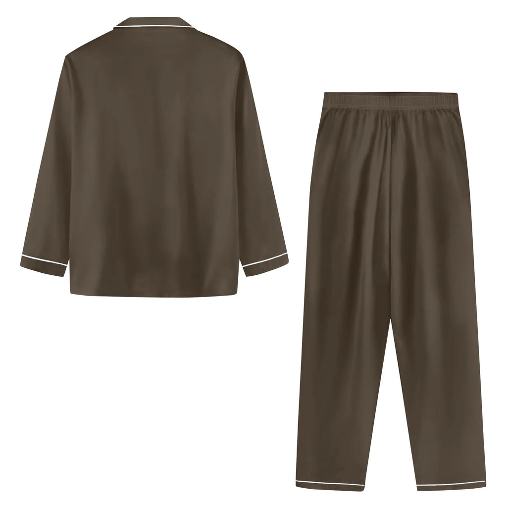 Women Pijama Sets Sleepwear Long-sleeve Cardigan Set Women Pajamas Sets Sexy Silk Polyester Female Pyjamas Home Clothing