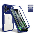 Coque 360° transparente iPhone Pro Max – Protection complète souple avant/arrière