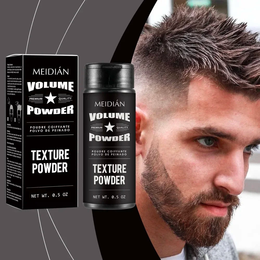 Poudre coiffante volumisante – Tenue longue durée, contrôle du gras, homme & femme