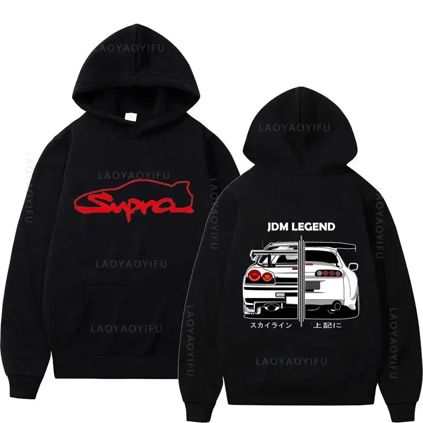 Pull Unisexe Motif Voiture — Sweat Chaud Homme & Femme Automne/Hiver