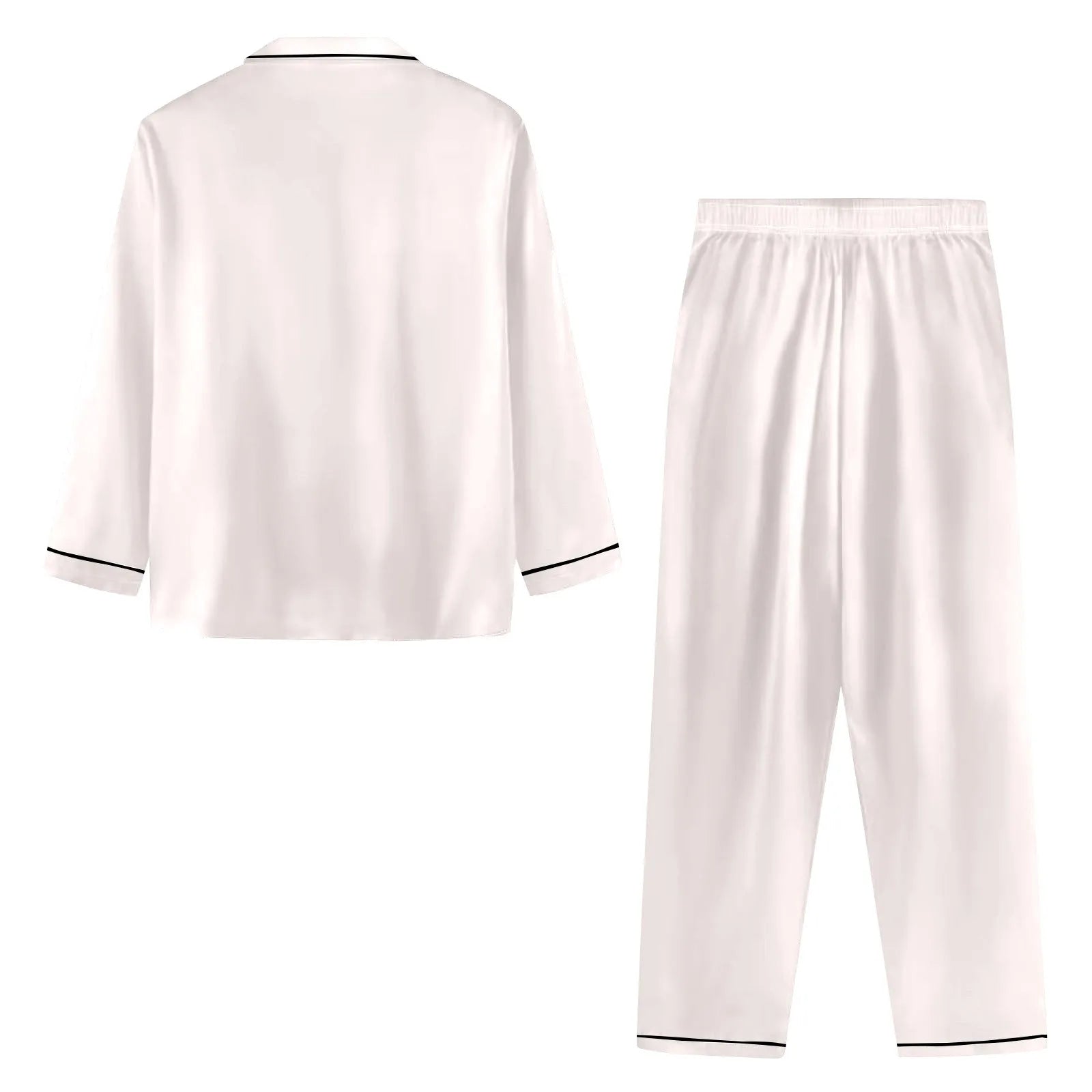 Women Pijama Sets Sleepwear Long-sleeve Cardigan Set Women Pajamas Sets Sexy Silk Polyester Female Pyjamas Home Clothing