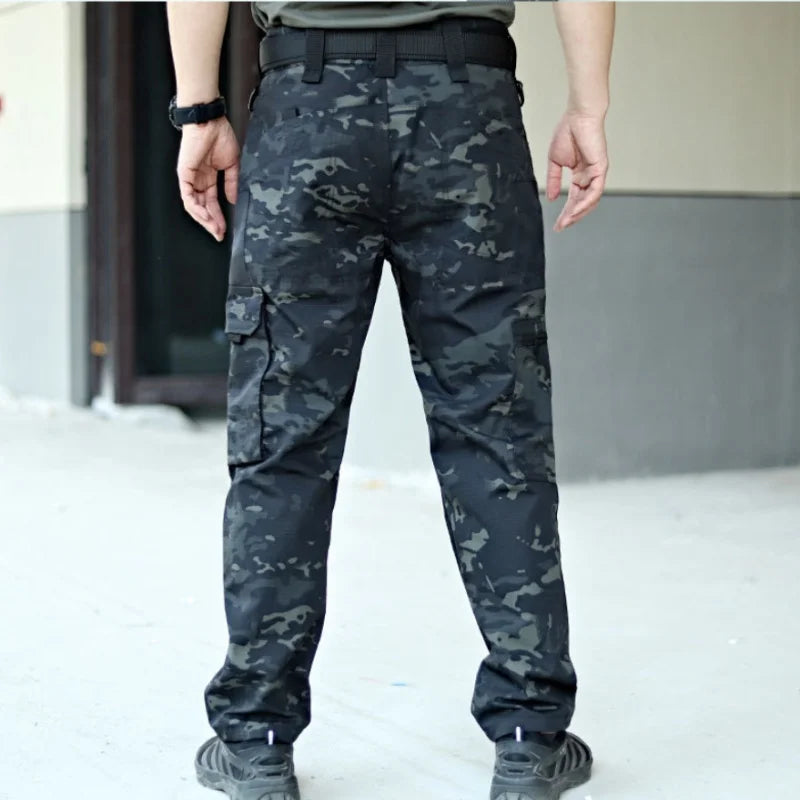 Pantalon Cargo Tactique Homme Multi-Poches — Imperméable Résistant Outdoor
