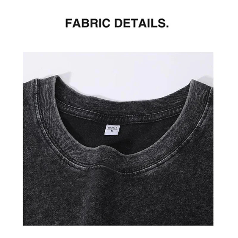 T-Shirt Oversize Washed "I Had Potential" — Hip Hop Casual