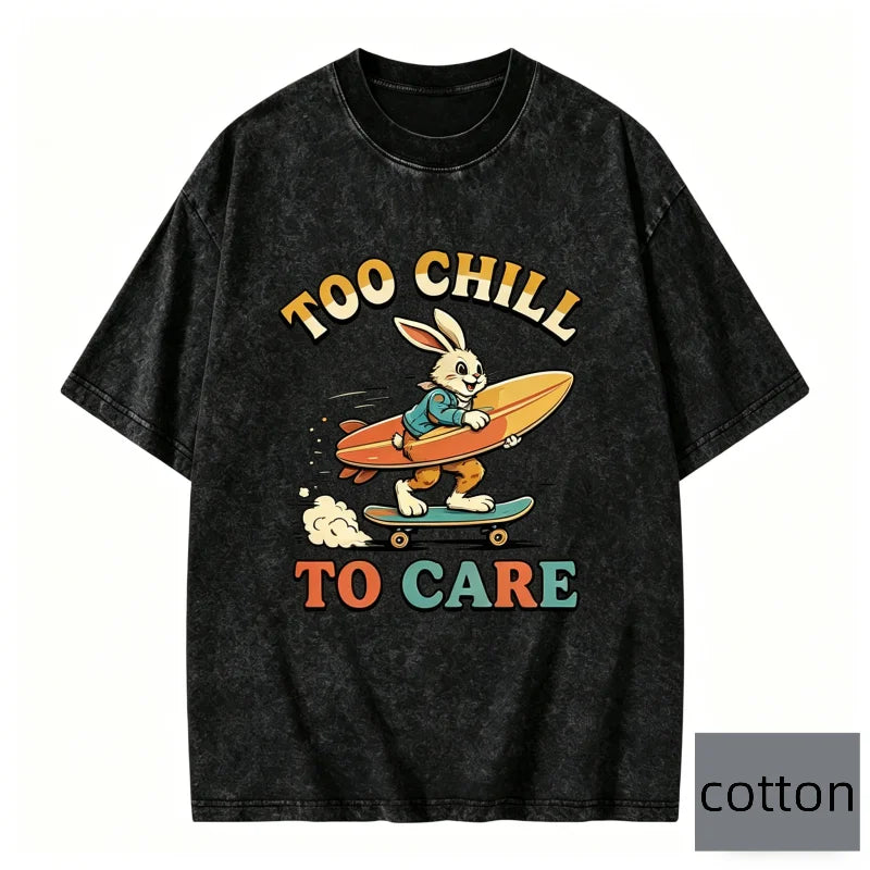 T-Shirt Oversize Humour "Too Booked" — Graphique Vintage Unisexe