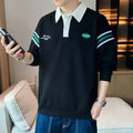 Oversize Sweatshirts Polo Baggy Tops Big Size T Shirts for Men Oversized T-shirt Y2k Original Harajuku Fashion Bulk Male Clothes