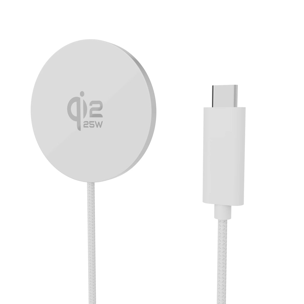 Chargeur Sans Fil Magnétique Qi2.2 25W MagSafe pour iPhone 17 16 15 14 13 12