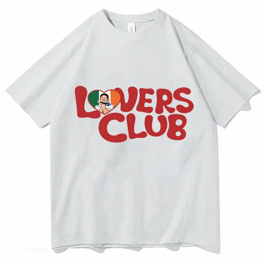 T-Shirt Oversize Niall Horan Hello Lovers Club — Streetwear Hip Hop Manches Courtes
