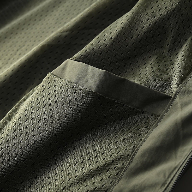 Coupe-Vent Tactique Homme À Capuche — Imperméable Outdoor Militaire