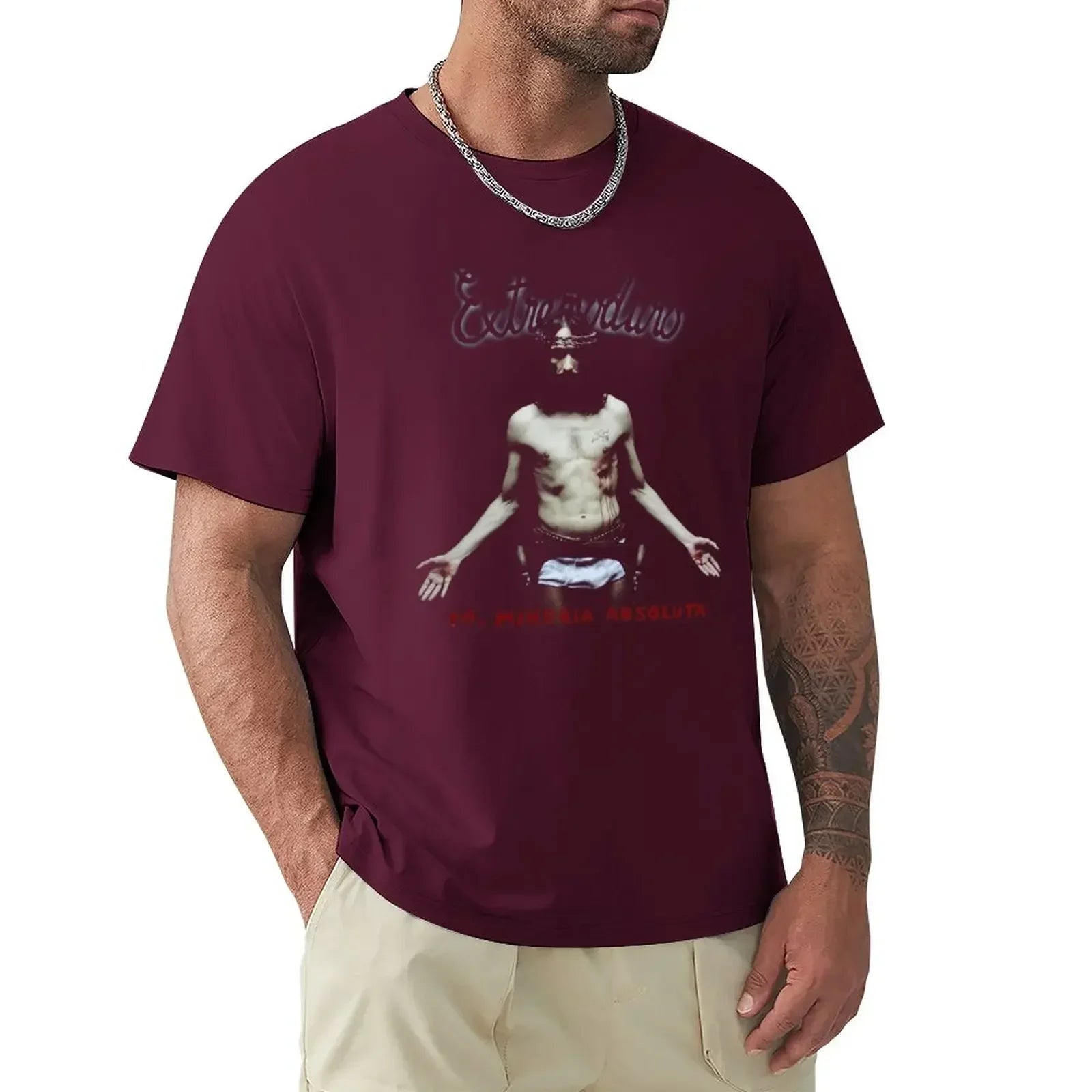 2024 Home USA Size Vintage Tees EXTREMODURO men clothing oversized t shirt T Shirts Summer Unisex The Woo King Casual Cool Tops