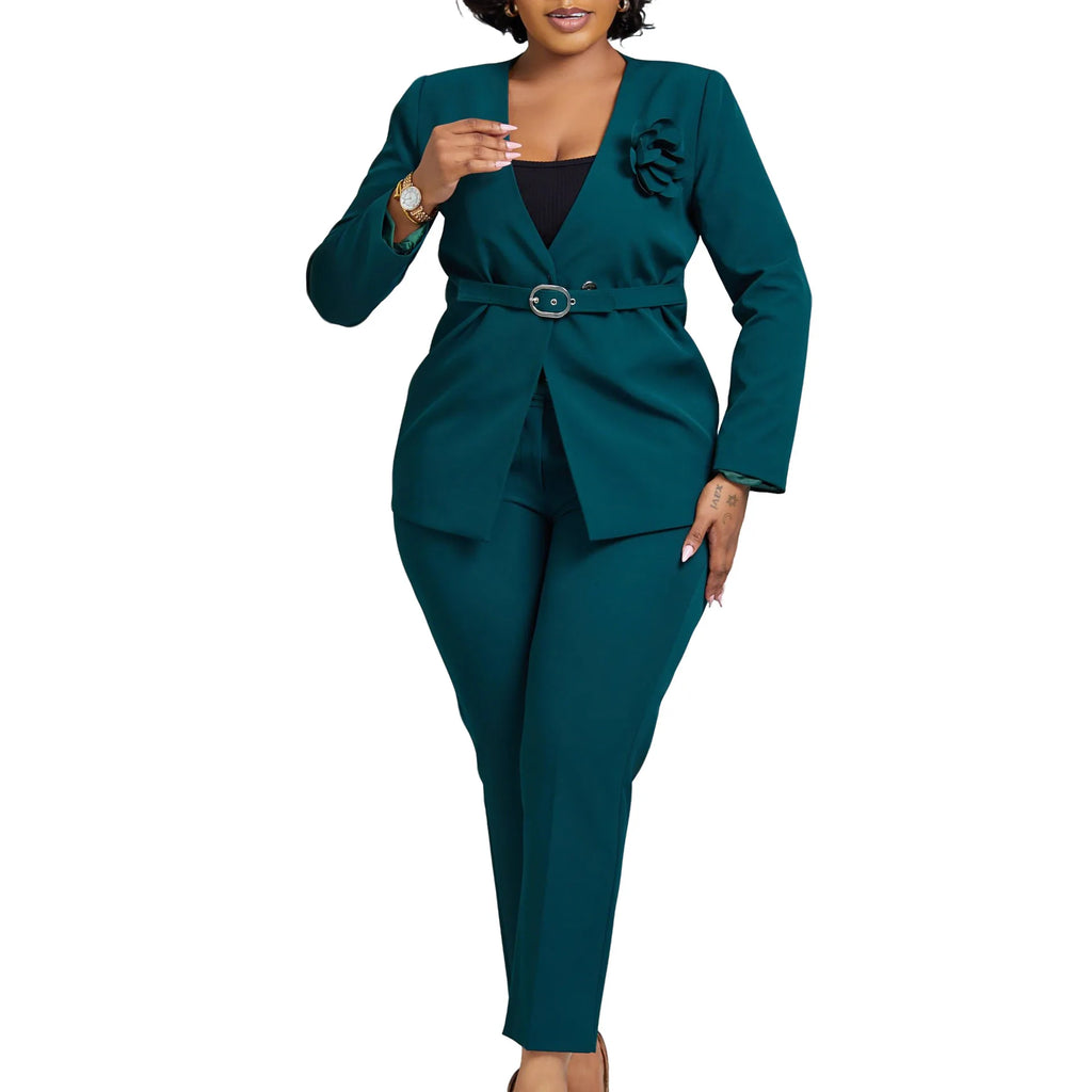 Ensemble Femme 2 Pièces Gilet & Pantalon — Tenue Casual Chic Automne/Hiver 2025