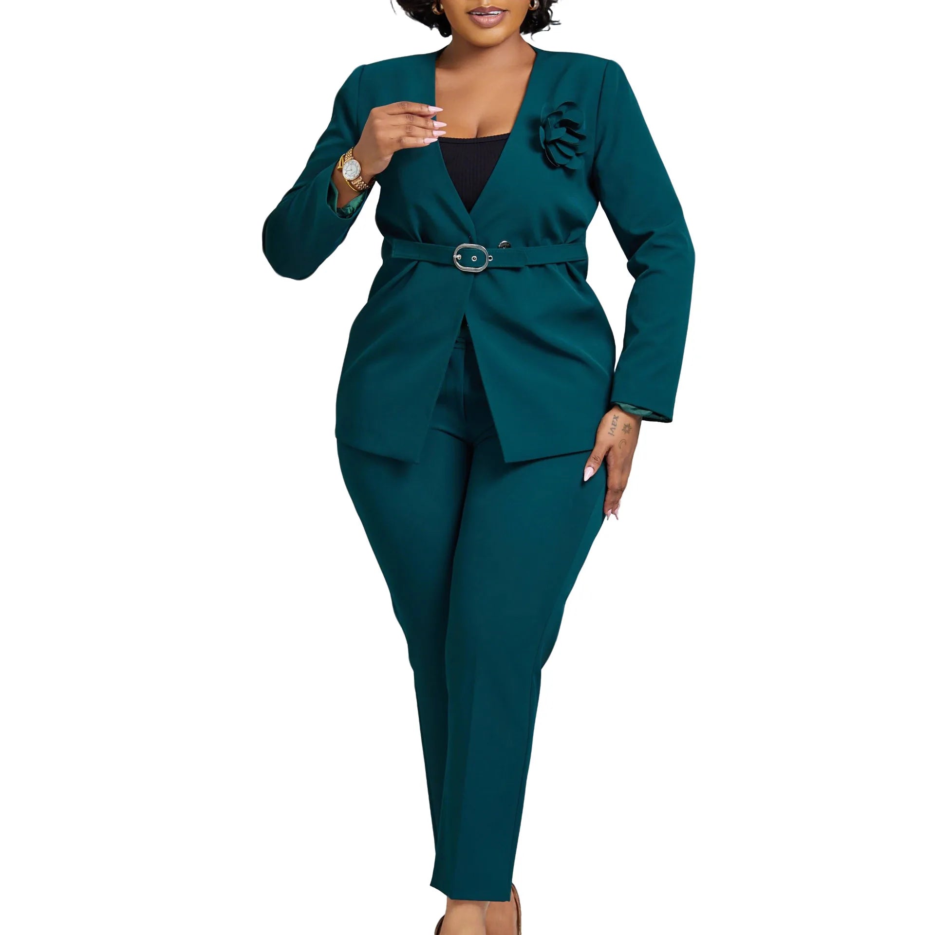 Ensemble Femme 2 Pièces Gilet & Pantalon — Tenue Casual Chic Automne/Hiver 2025