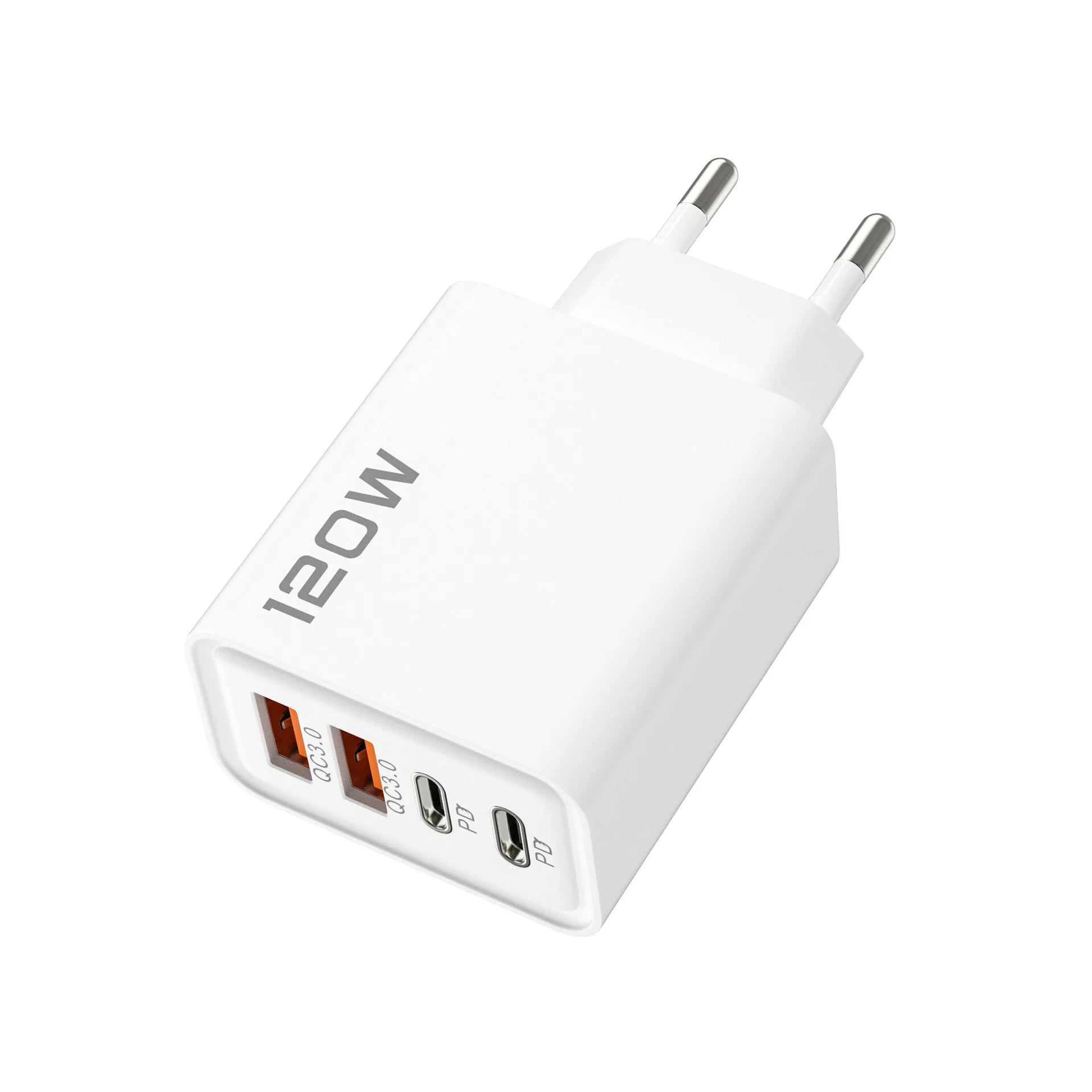 Chargeur Mural 120W USB-C Charge Rapide pour iPhone 16 15 Xiaomi Huawei Redmi OnePlus