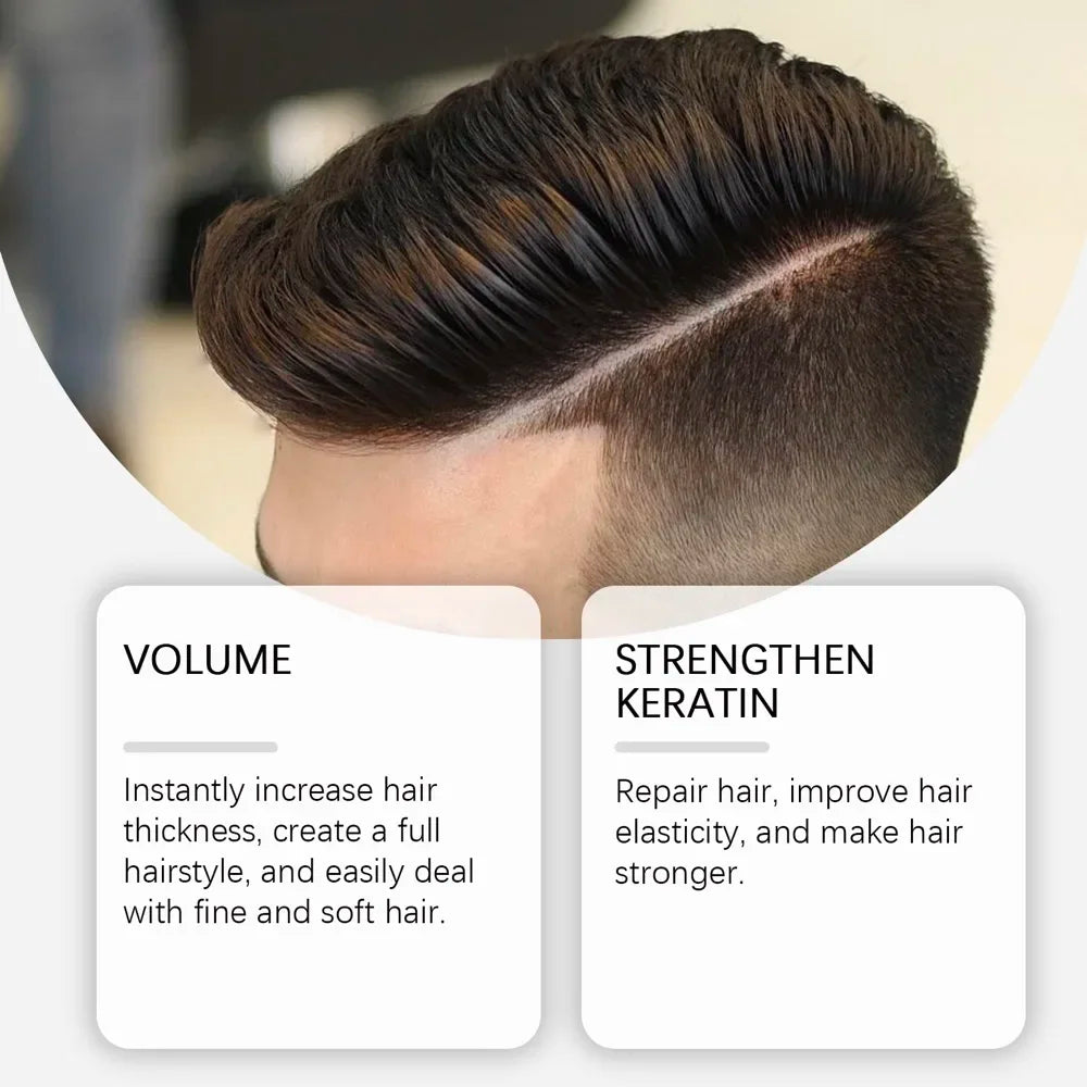 Poudre coiffante volumisante – Tenue longue durée, contrôle du gras, homme & femme