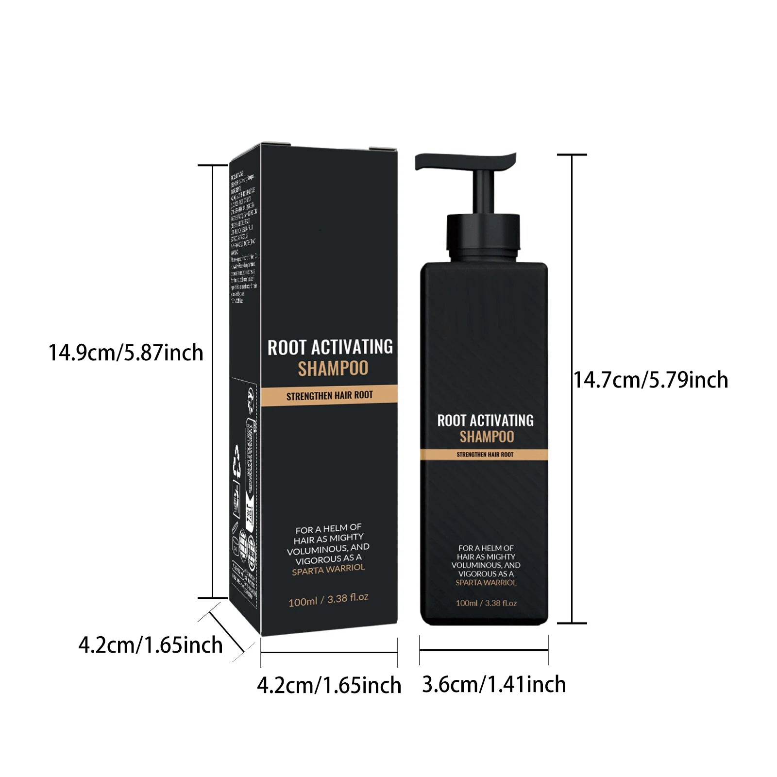 Shampooing croissance capillaire homme – Anti-chute, nourrissant et sans résidu gras 100ml