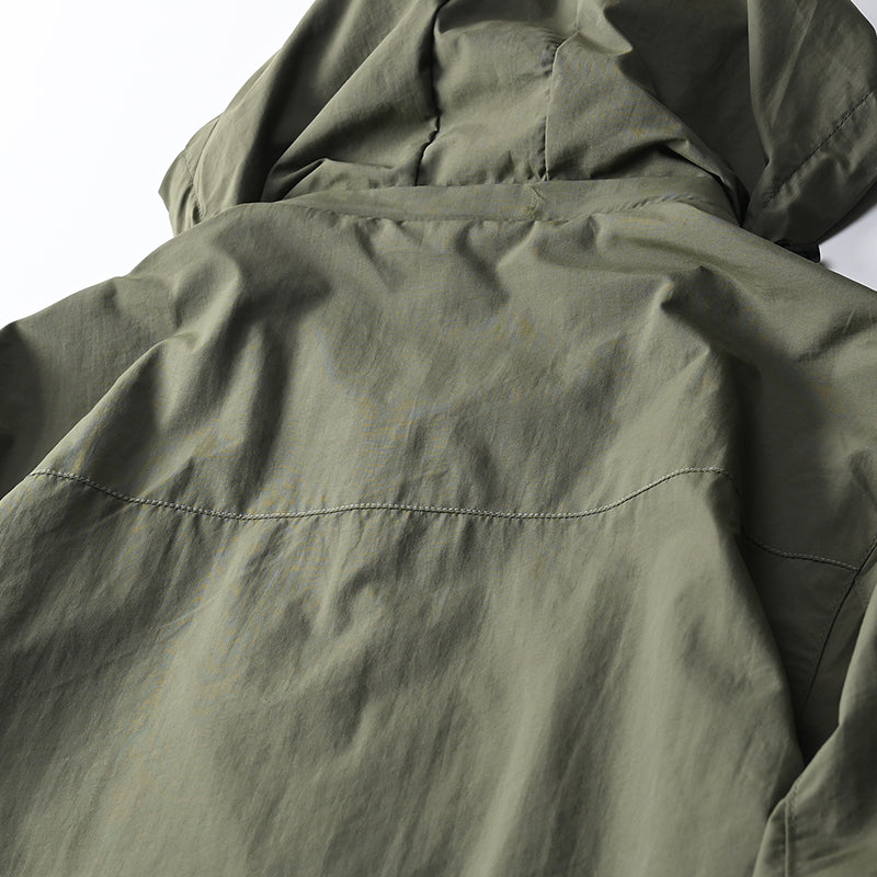 Coupe-Vent Tactique Homme À Capuche — Imperméable Outdoor Militaire