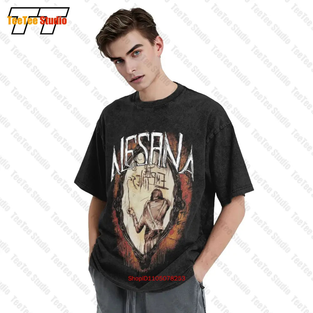 T-Shirt Oversize Alesana — Post Hardcore Band Gym & Golf