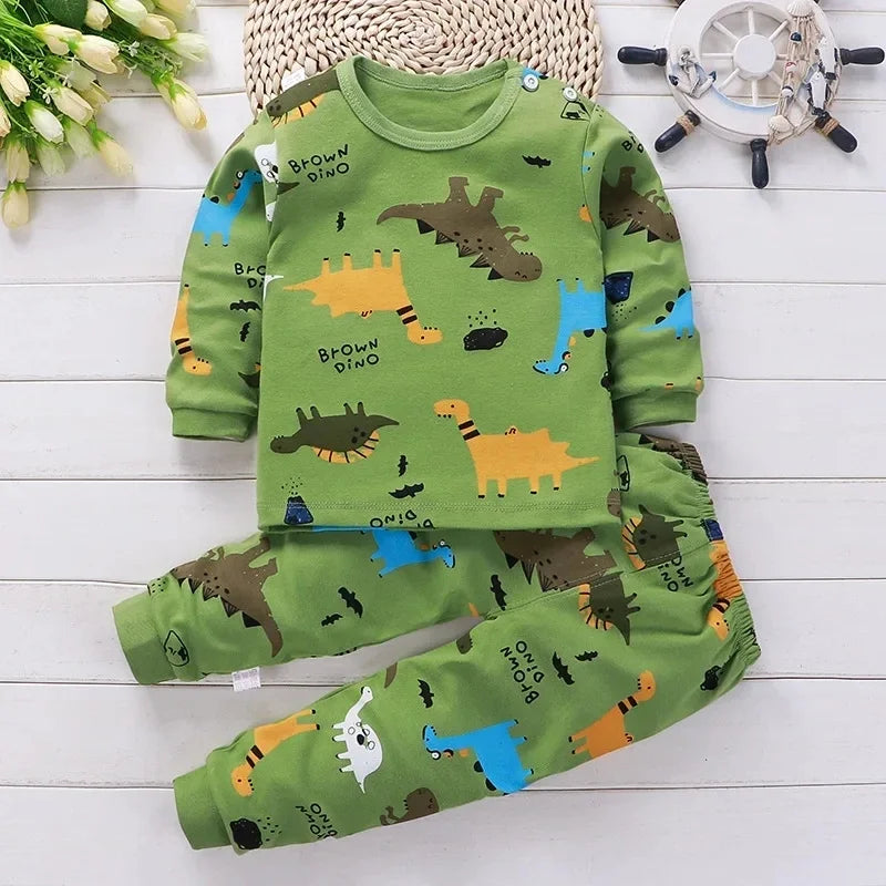 Ensemble Pyjama Enfant Coton — Sous-Vêtements & Pantalon Automne/Hiver