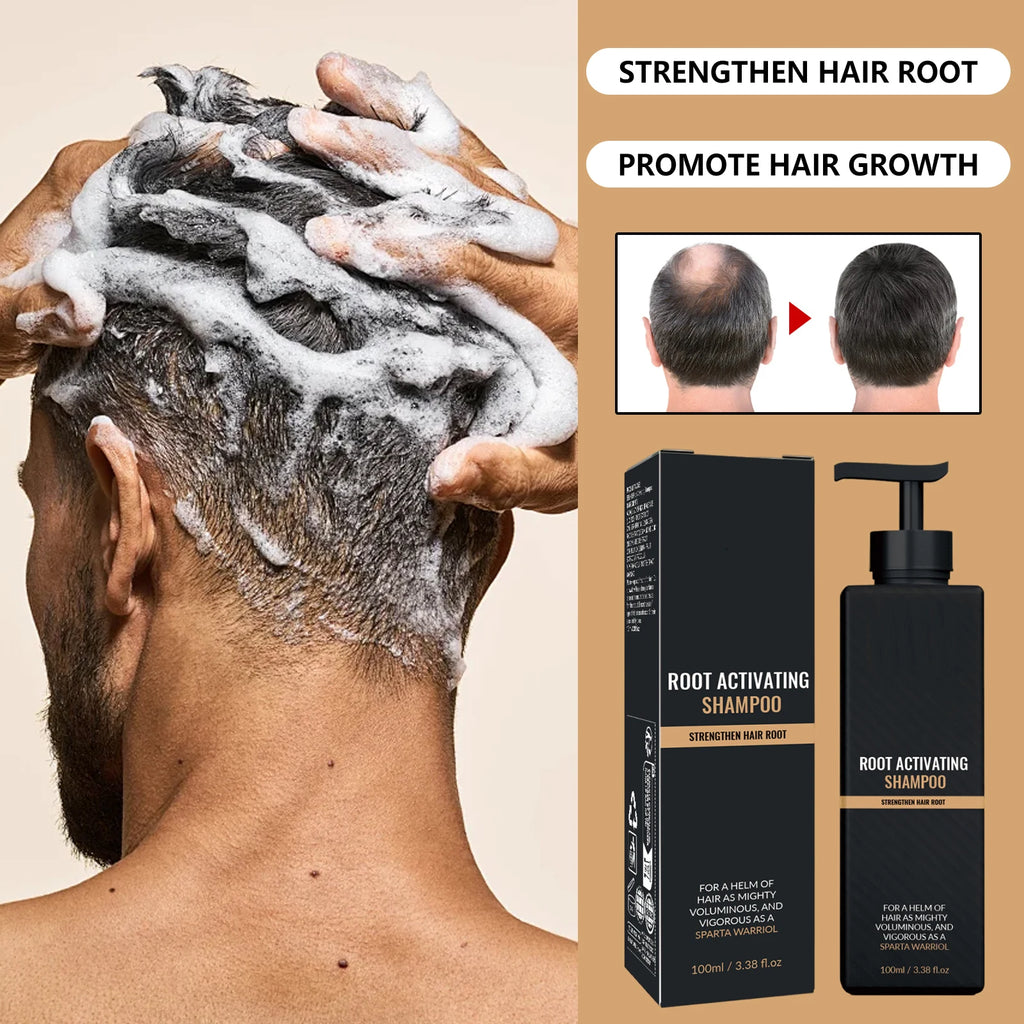 Shampooing croissance capillaire homme – Anti-chute, nourrissant et sans résidu gras 100ml
