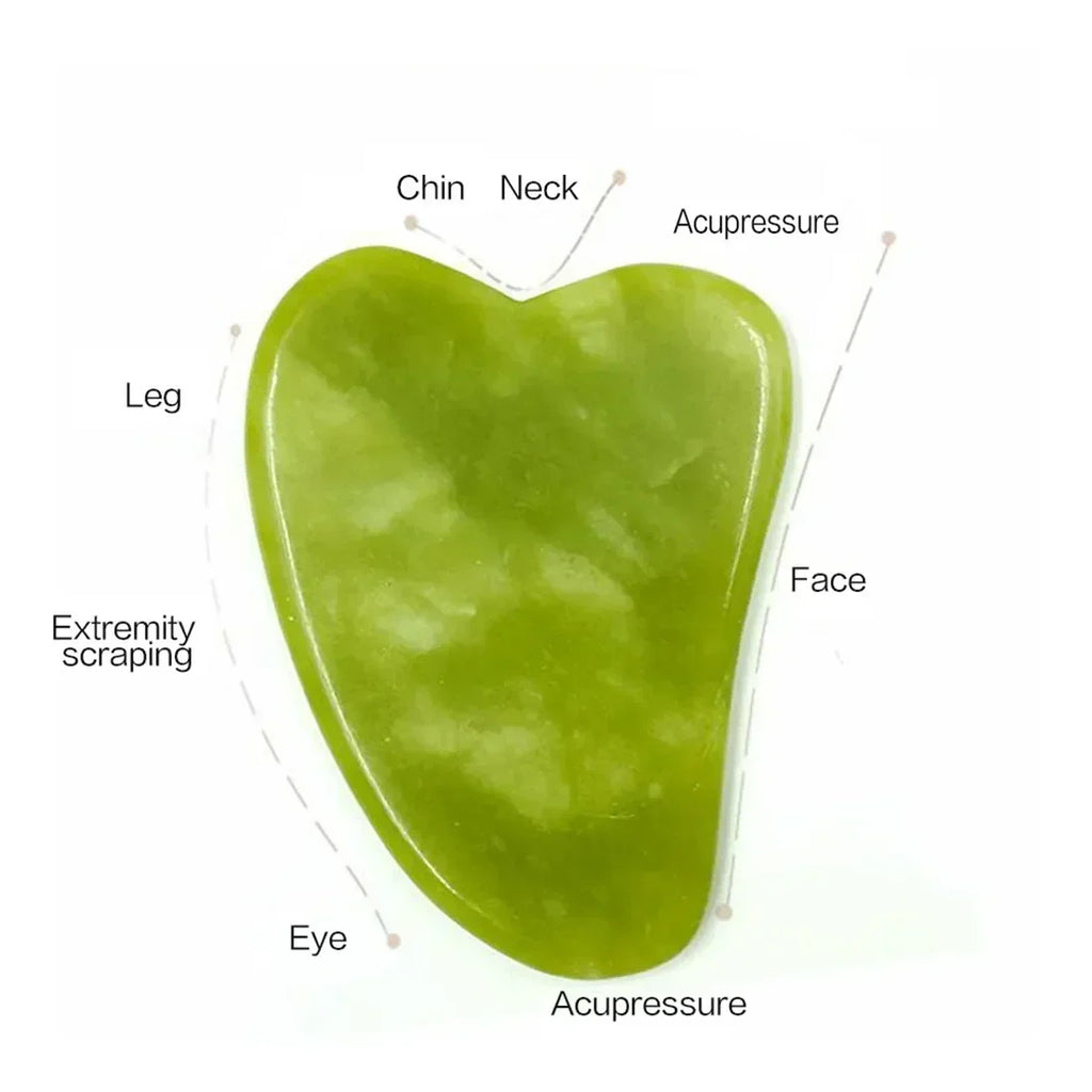 Rouleau de jade  Naturel -Massage Visage Anti -âge & Eclat