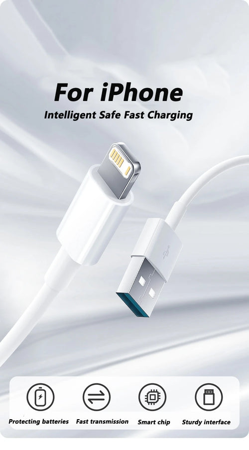 Chargeur Rapide 35W USB-C pour iPhone 15 14 13 12 11 Pro Max Mini XR XS — Câble & Accessoires