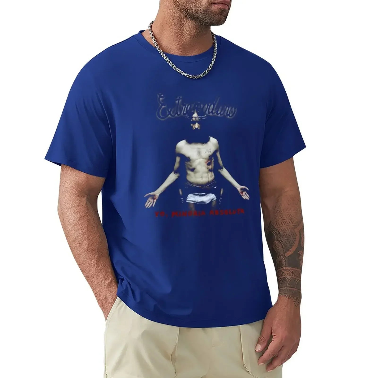 2024 Home USA Size Vintage Tees EXTREMODURO men clothing oversized t shirt T Shirts Summer Unisex The Woo King Casual Cool Tops