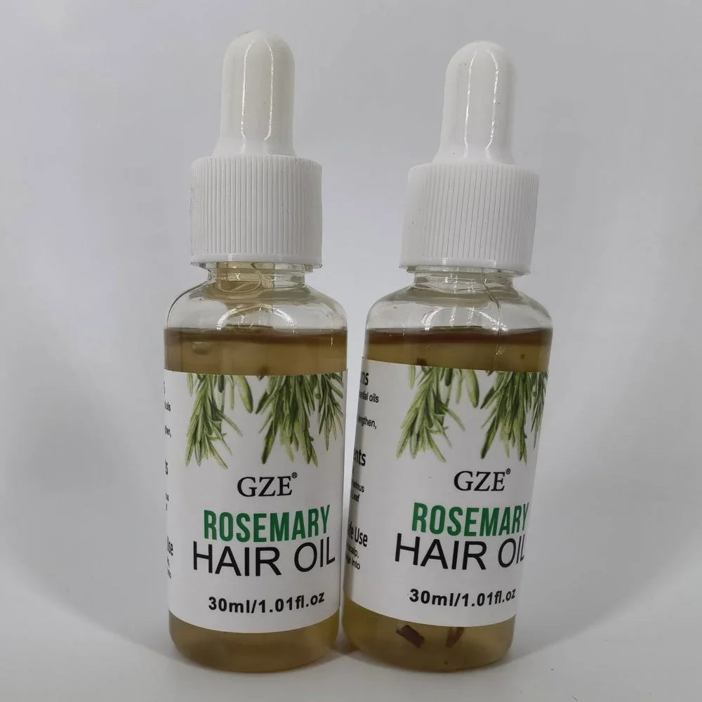 Huile de Romarin GZE pour cheveux – Tous types et textures, renforce et nourrit le cuir chevelu
