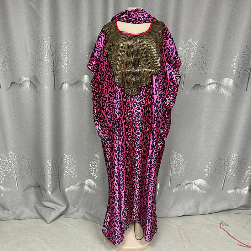 Robe Longue Femme Col V Rayée — Style Décontracté Grande Taille Automne 2026