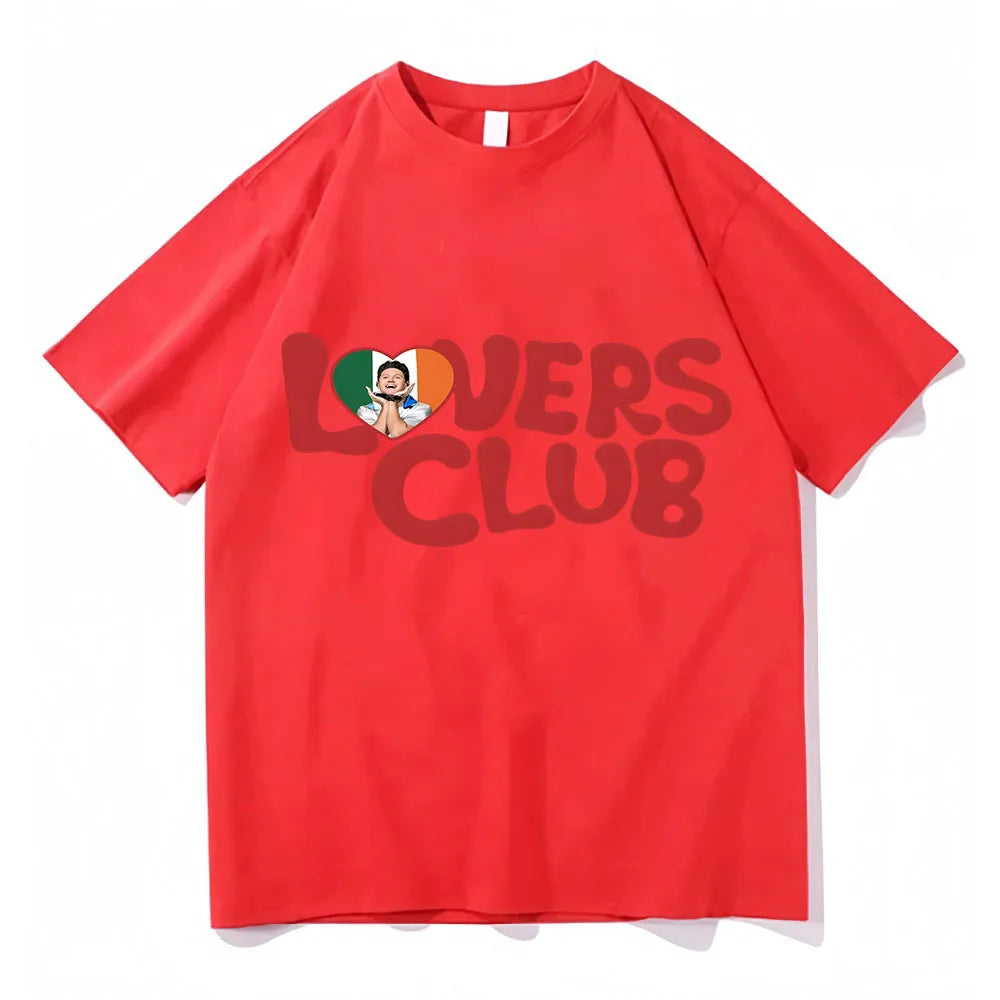 T-Shirt Oversize Niall Horan Hello Lovers Club — Streetwear Hip Hop Manches Courtes