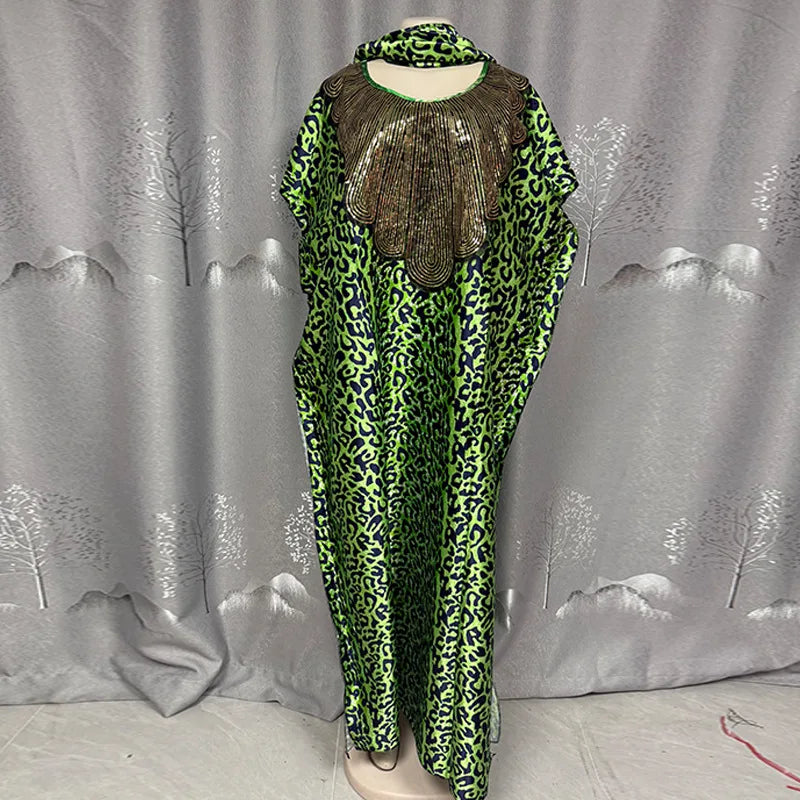 Robe Longue Femme Col V Rayée — Style Décontracté Grande Taille Automne 2026