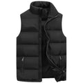 Gilet Homme Chaud Sans Manches — Veste Zippée Imperméable Automne/Hiver
