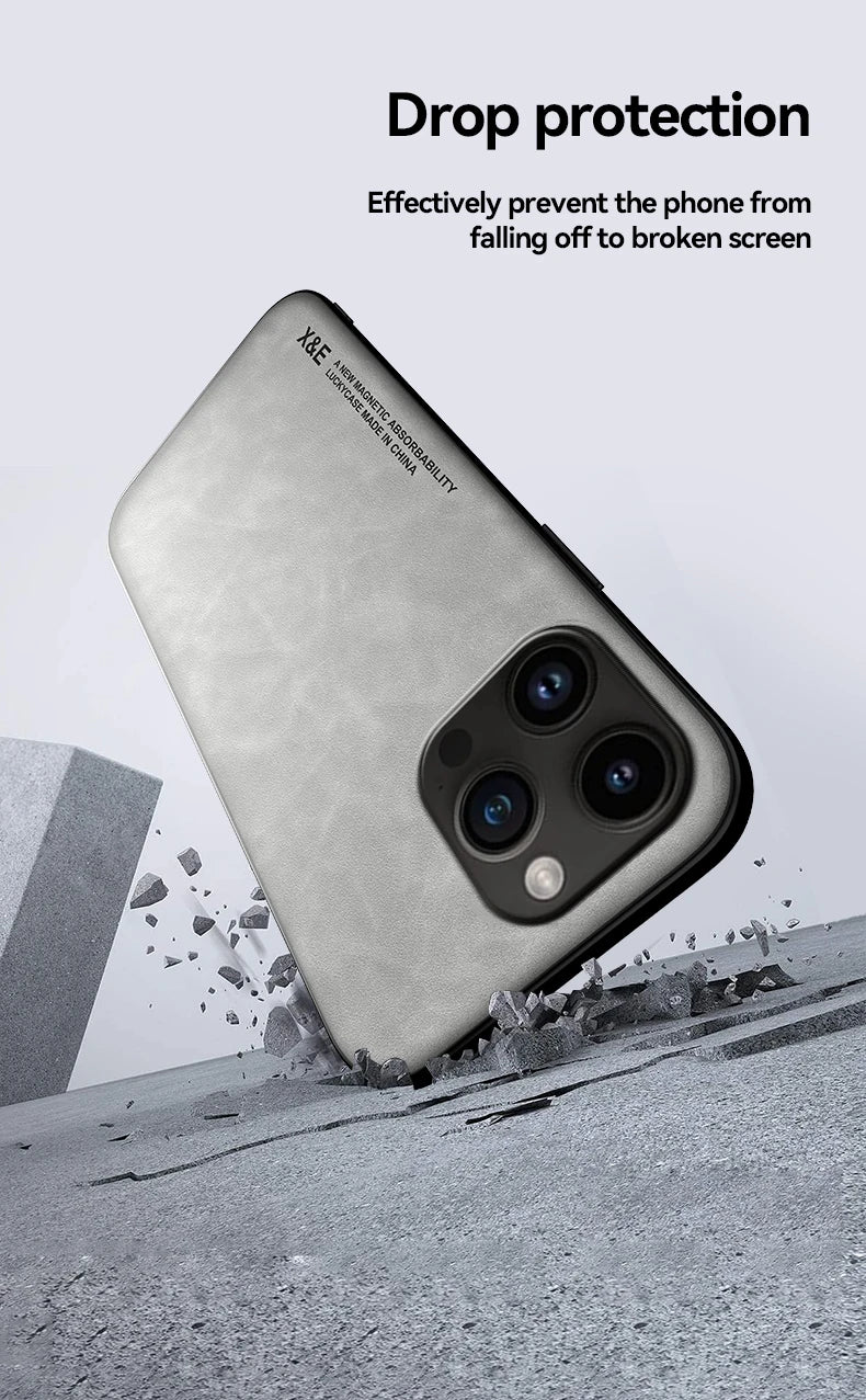 DECLAREYAO Original Luxury Light Slim Suede Leather Hard Coque For iPhone X Xs Max XR Phone Case Cover Shockproof Soft Frame