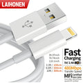 Câble USB Lightning pour iPhone 14 13 12 11 8 7 6S XS Max XR SE — Charge Rapide 1m 2m 3m