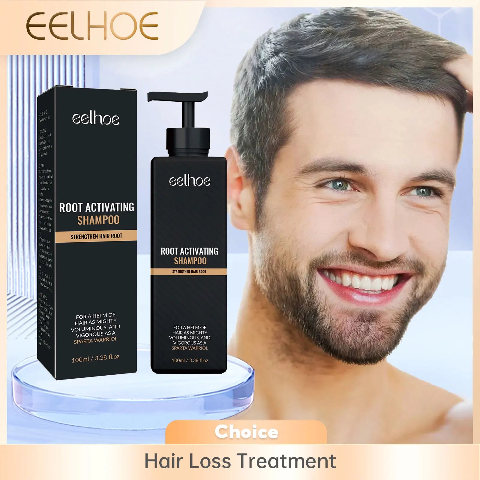Shampooing anti-chute & épaississant – Renforce les racines et répare le cuir chevelu