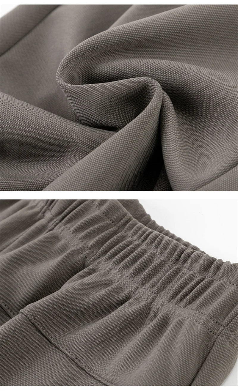 Oversize 8XL Women Trousers 2026 New Solid Elastic High Waist Casual Pants Autumn Winter Female Straight Pants Mother Long Pants