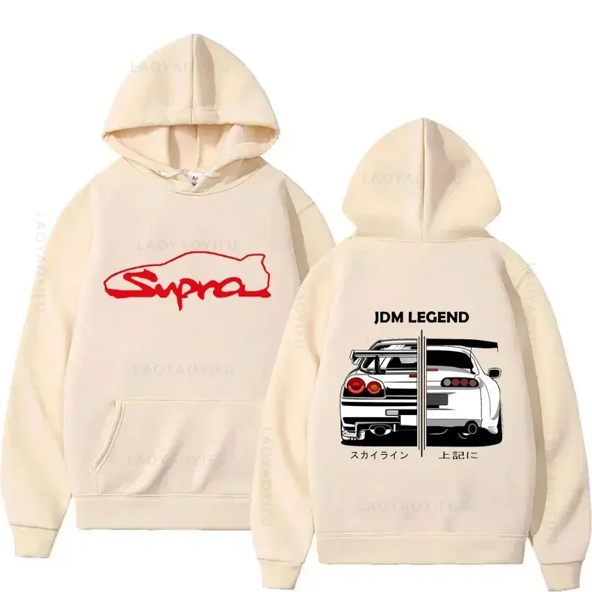 Pull Unisexe Motif Voiture — Sweat Chaud Homme & Femme Automne/Hiver